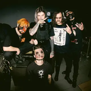 @das_rake & Ghostemane (@ghostemane) & @parv0_ & @markbronzino & @blackmage, photographed by playbodya, 2019